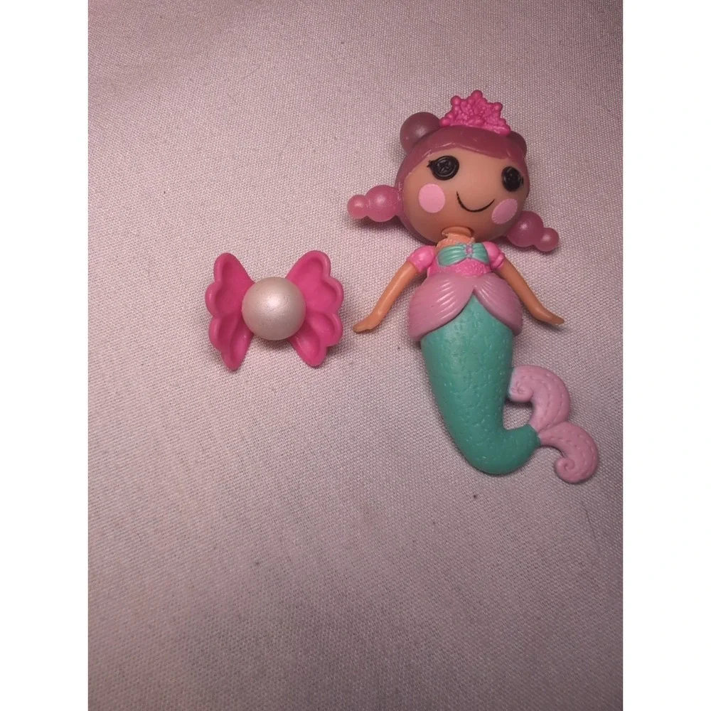 RARE Mini Lalaloopsy Pearly Seafoam Mermaid Minis Doll 3